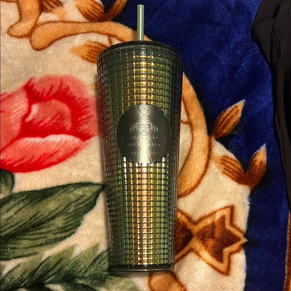 Starbucks Green Tumbler with Straw